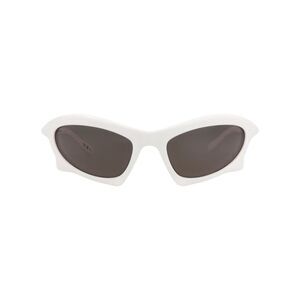 Balenciaga Shield-Frame Bio Injection Sunglasses White Mens